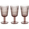 Arimi Claire Goblet Set 6-Piece Pink|Ensemble De 6 Verres A Vin Arimi Claire, Rose