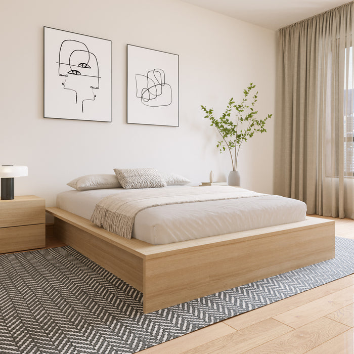 James Platform Bed Queen Bed