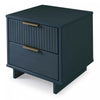 Granville Modern 18" Nightstand in Midnight Blue (2-Drawer) - Set of 2 | Table de nuit Granville Moderne 18" en bleu minuit (2 tiroirs) - Lot de 2