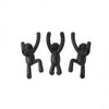 Umbra Buddy Wall Hooks - Black|Crochets muraux Buddy de Umbra - noirs