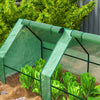 Outsunny 12' X 3' X 3' Portable Greenhouse, Tunnel Greenhouse Green|Outsunny Serre Portative 12' X 3' X 3', Serre Tunnel, Vert