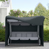Outsunny 3 Seater Garden Swing Cover, Waterproof 420D Swing Bench Cover