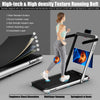 Superfit 2.25hp 2 In 1 Folding Treadmill W/ Speaker Remote Control App Silver
