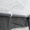 Outsunny 7' X 12' X 7' Heavy Duty Walk-in Greenhouse Seed Growth Tent White|Outsunny Serre Robuste 7' X 12' X 7', Tente De Croissance De Graines, Blanc