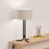 20" Black Table Lamp with Cylindrical Shade | Lampe de table noire de 20 po avec abat-jour cylindrique