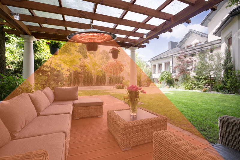 Westinghouse Infrared Electric LED Hanging Patio Heater - WES31-1544