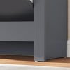 HOMCOM Narrow Shoe Cabinet for Entryway w/ 2 Flip Drawers Adjustable Shelf