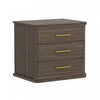 Clifford Traditional Nightstand in Walnut (3-Drawer) | Table de nuit traditionnelle Clifford en noyer (3 tiroirs)