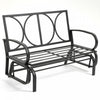 Outsunny 2-person Outdoor Glider Chair Red