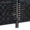 Homcom Double Hinged Woven Wicker Room Divider And Privacy Screens|Homcom Separateur De Piece En Osier Tisse A Double Charniere