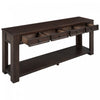 Gracie Solid Wood Console Table With Drawers And Shelf - Espresso | Table Console Gracie En Bois Massif Avec Tiroirs Et Etagere - Espresso