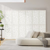 HOMCOM 6 Panel Room Divider, 5.6 FT Lightweight Privacy Screen, White