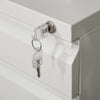 Vinsetto Filing Cabinet With 3 Lockable Drawers|Vinsetto Classeur A 3 Tiroirs Verrouillables