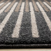 Maverick Beige Brown Black Striped Design Rug, 7'10" x 10'6" Indoor Area Rug | Tapis Maverick beige, brun et noir a rayures, 7'10" x 10'6"