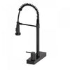 4 Function Chef Pivoting Waterfall Pull-Down Kitchen Faucet, Magnetic Docking. Black-FCWCMBKD1 Laundry Combo | Robinet de cuisine cascade a 4 fonctions, pivotant, douchette extractible, aimante. Noir-FCWCMBKD1