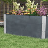Outsunny 6.6' X 1.6' X 1.8' Raised Garden Bed With Open Bottom Grey|Outsunny 6.6' X 1.6' X 1.8' Lit De Jardin Sureleve Avec Fond Ouvert Gris
