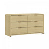 Grace Modern 60" Dresser in Natural Oak (6-Drawer) | Commode moderne Grace 60" en chene naturel (6 tiroirs)