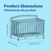 Graco Benton 5-in-1 Convertible Crib with Drawer - Driftwood