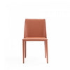 Paris Modern Vegan Leather Dining Chair in Clay - Set of 4 | Chaise de salle a manger moderne en cuir vegetalien Paris couleur argile - Lot de 4