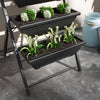 Outsunny 5-tier Raised Garden Bed With 5 Planter Boxes, Outdoor Plant Stand Grow Containers With Lea|Outsunny Lit De Jardin Sureleve A 5 Niveaux Avec 5 Bacs A Plantes, Support Pour Plantes D'exterieur