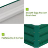 Costway 40"x32" Patio Raised Garden Bed Vegetable Flower Plant Dark Green New