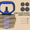 Soozier 6-in-1 Adjustable Dumbbell Set, 66lbs Free Weights Set, Blue