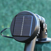 Outsunny 10ft Outdoor Cantilever Umbrella W/ Solar Lights, Dark Green