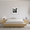 Marconi Platform Bed Frame Queen Bed | Lit Plateforme Marconi