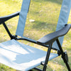 Outsunny Set Of 4 Camping Chairs,grey