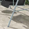 Outsunny 2-seat Patio Swing Chair With Adjustable Canopy, Centre Table