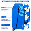 Goplus 37'' Lightweight Super Bodyboard Surfing W/leash Eps Core Boarding Blue Shark