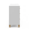 Storkcraft California 6 Drawer Dresser - White/Driftwood