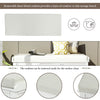 Harvey Solid Wood Storage Bench With Drawers And Rattan Baskets - White | Banc De Rangement Harvey En Bois Massif Avec Tiroirs Et Paniers En Rotin, Blanc