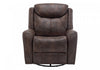 MONARCH SPECIALTIES POWER RECLINING CHAIR, 37" WIDE, GLIDER, SWIVEL, USB PORTS INCLUDED, BROWN LEATHER-LOOK RECLINER | MONARCH SPECIALTIES FAUTEUIL INCLINABLE ELECTRIQUE, 37"L, PLANEUR, À GLISSEMENT, PORT USB INCLUS, ASPECT CUIR BRUN