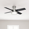 Dempsey Low Profile Ceiling Fan with Light Fixture - Grey | Ventilateur de plafond Dempsey à profil bas avec luminaire - Gris