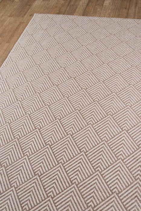 Laura Contemporary 2'0\" x 6'0\" Runner Rug in Ivory Indoor Area Rug