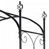 Outsunny 7' Metal Garden Arbor Arch With Scrollwork Doors For Ceremony, Weddings, Party, Backyard, L|Outsunny - Arche De Jardin En Acier De 7 Pieds Avec Portes A Volutes Pour Les Ceremonies, Les Mariag