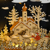 Homcom Christmas Advent Calendar, Wooden 24 Dasys Countdown To Christmas|Homcom Calendrier De L'avent De Noel, Compte A Rebours Jusqu'a Noel En Bois