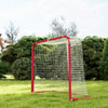 Soozier Portable Hockey Net, Easy Setup Hockey Goal W/steel Frame, Pe Mesh