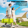 Outsunny Camping Tent, 6 Person Tent with 2 Bedroom, Rainfly, Green