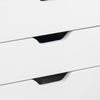 Vinsetto 7-drawer Vertical Filing Cabinet Office Storage Cabinet|Vinsetto Classeur Vertical A 7 Tiroirs Armoire De Rangement De Bureau
