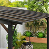 Outsunny 10' X 14' Pergola, Upf 50+ & Waterproof Polycarbonate Gazebo