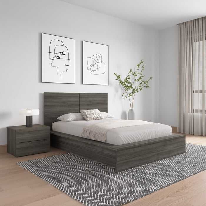 Nordika James Full Headboard - Grey Oak