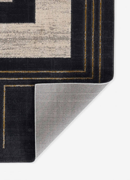 Erisa Contemporary 8'11\" x 12'6\" Area Rug in Grey Indoor Area Rug