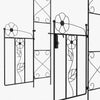Outsunny Metal Garden Arch W/ Gate Garden Arbor Trellis For Climbing Plants|Outsunny Arche De Jardin En Metal Avec Portail Arbre De Jardin Treillis