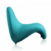 MoMa Modern Wool Blend Accent Chair in Teal - Set of 2 | Fauteuil d’appoint moderne en melange de laine MoMa, couleur turquoise – Lot de 2