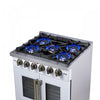 Forno Capriasca 30" White Gas Range 4.32 cu.ft -FFSGS6460-30WHT | Cuisiniere a gaz blanche Capriasca 30 pouces, 4,32 pi³ – FFSGS6460-30WHT