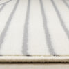 Forte White Grey Curved Arches Indoor Area Rug - 5'3" x 7'5"|Carpette Forte blanche et grise à motif d’arches courbées pour l’intérieur - 5 pi 3 po x 7 pi 5 po