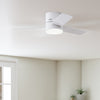 Minimus Ceiling Fan with Light Fixture - White | Ventilateur de plafond Minimus avec luminaire - Blanc