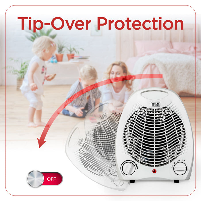 Black+Decker 10\" Personal Desktop Heater 